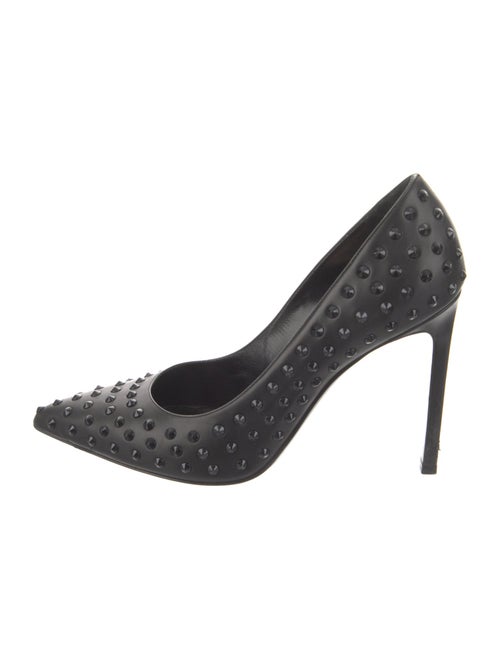 Saint Laurent Leather Studded Accents Pumps