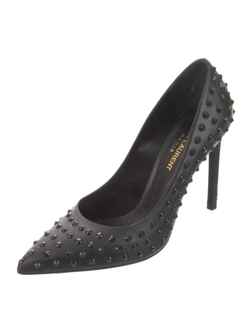 Saint Laurent Leather Studded Accents Pumps