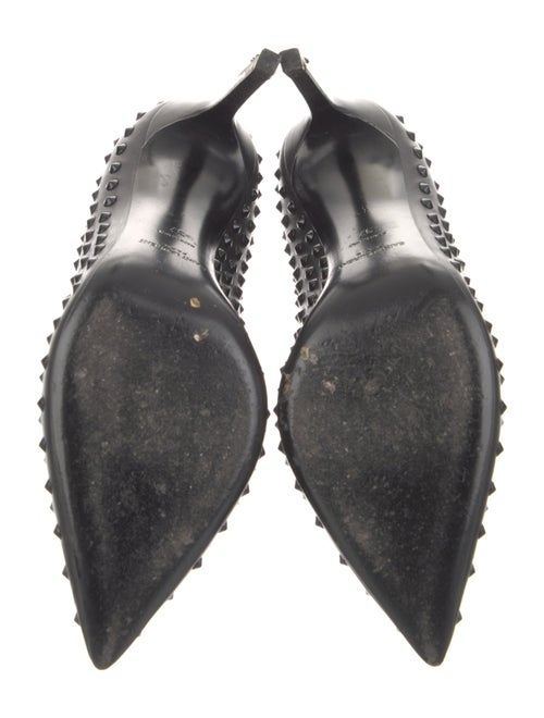 Saint Laurent Leather Studded Accents Pumps