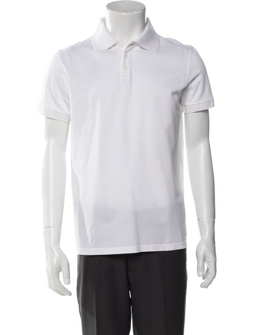 Saint Laurent Collar Short Sleeve Polo Shirt