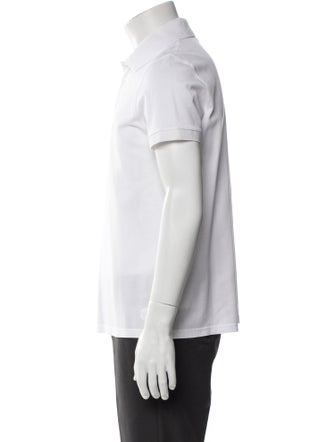 Saint Laurent Collar Short Sleeve Polo Shirt