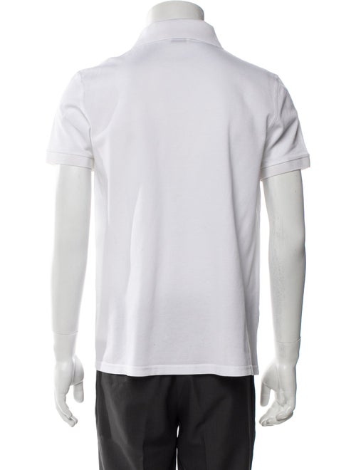 Saint Laurent Collar Short Sleeve Polo Shirt