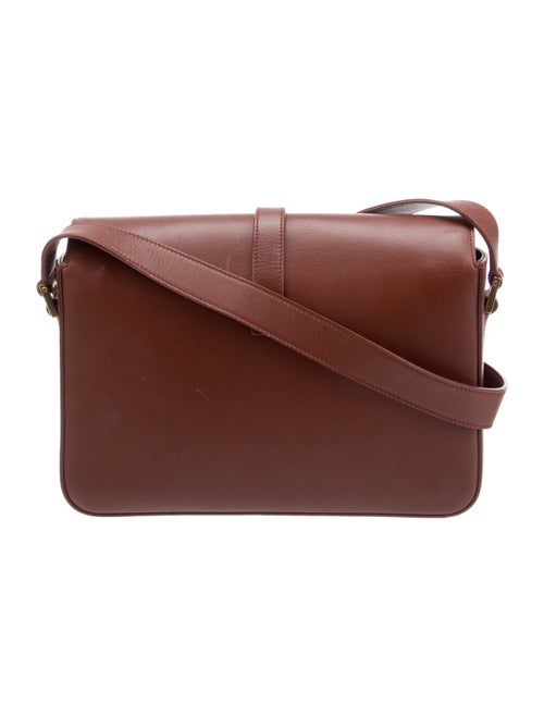 Saint Laurent Leather Messenger Bag