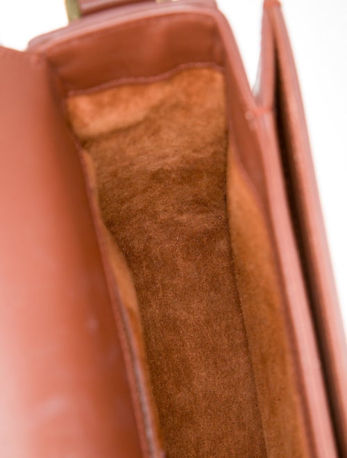 Saint Laurent Leather Messenger Bag