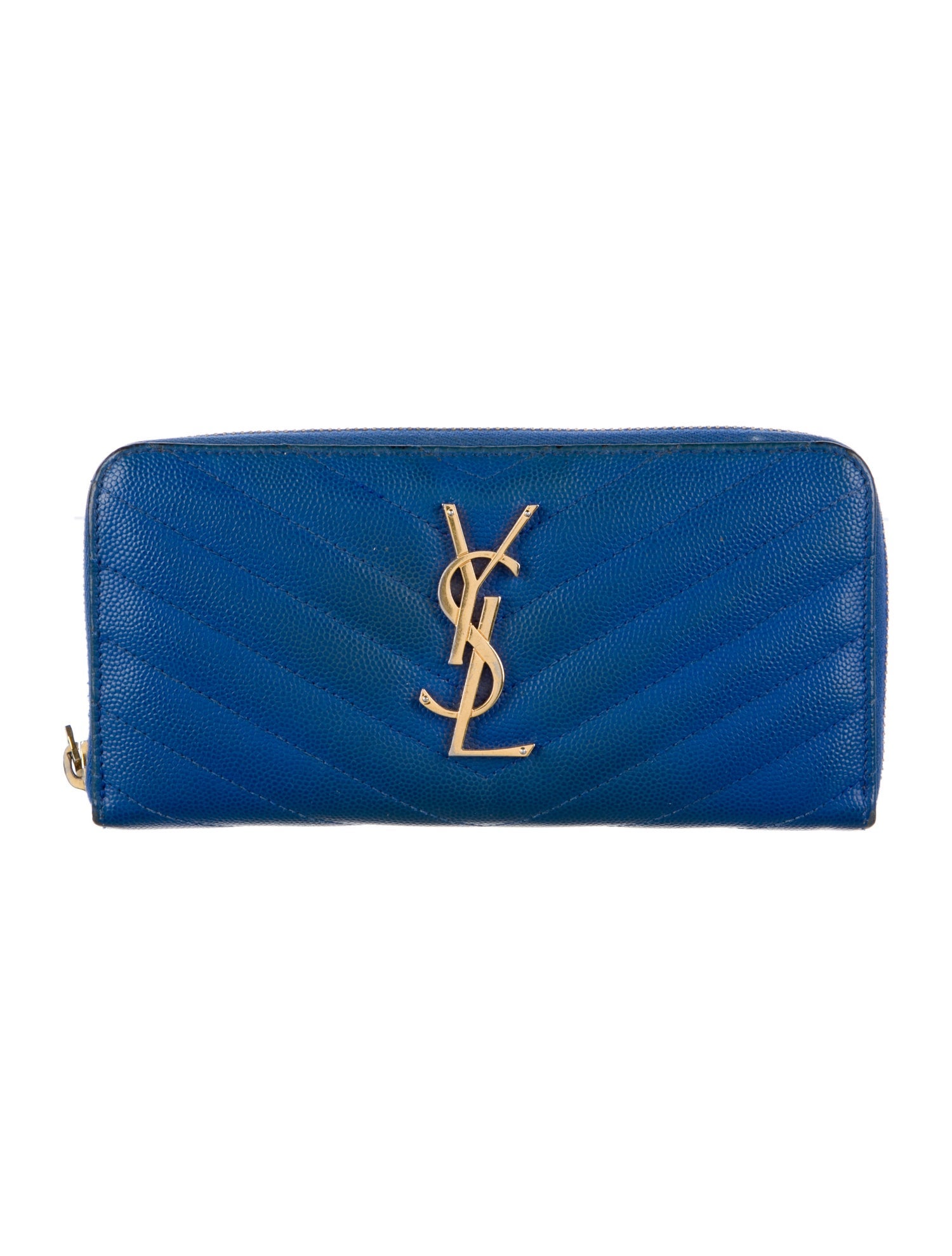 Saint Laurent Leather Continental Wallet