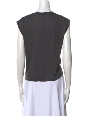 Saint Laurent Graphic Print Crew Neck T-Shirt