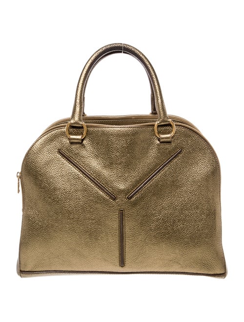 Yves Saint Laurent Rive Gauche Leather Top Handle Bag