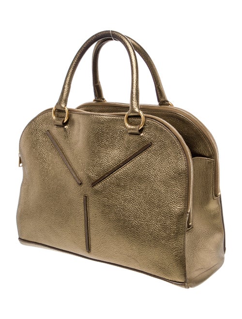 Yves Saint Laurent Rive Gauche Leather Top Handle Bag