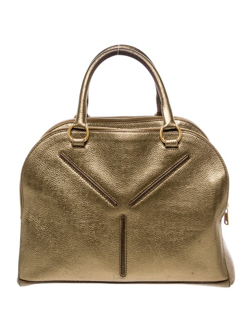 Yves Saint Laurent Rive Gauche Leather Top Handle Bag