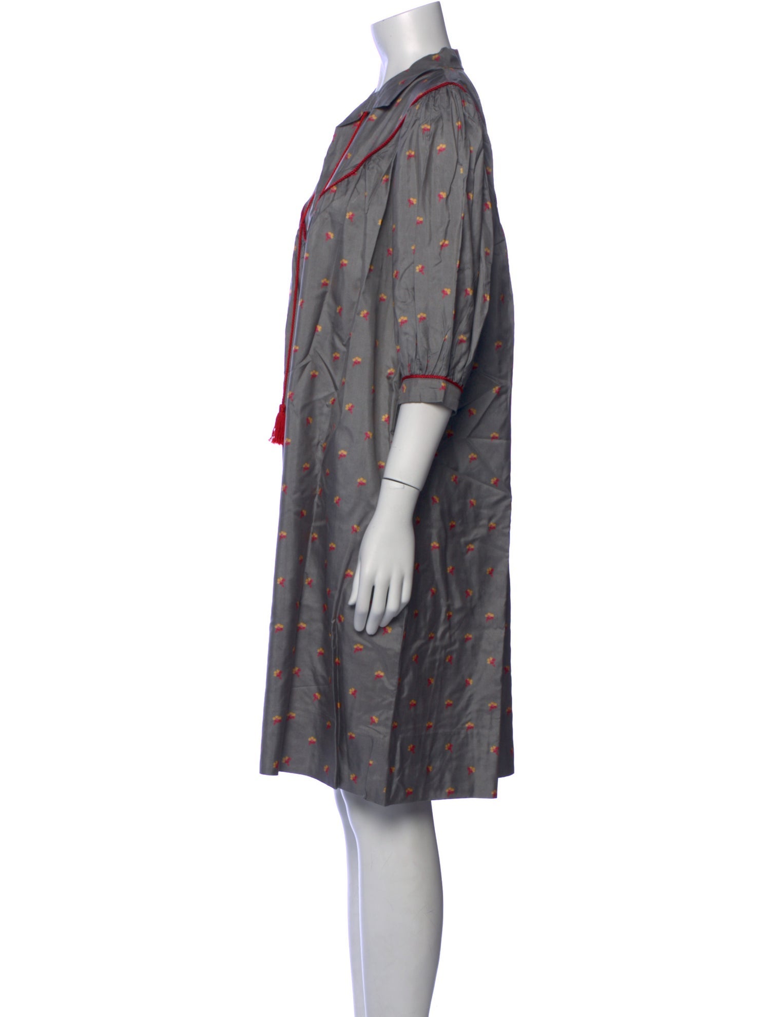 Yves Saint Laurent Rive Gauche Late 1970's - Early 1980's Knee-Length Dress