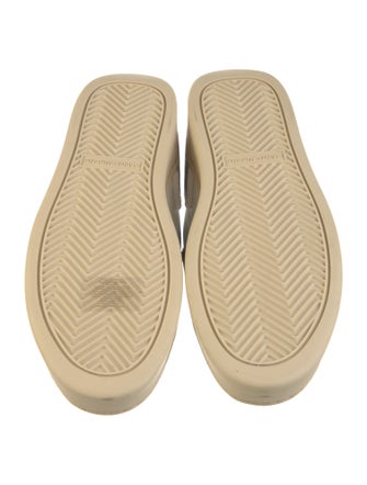 Saint Laurent Leather Colorblock Pattern Sneakers