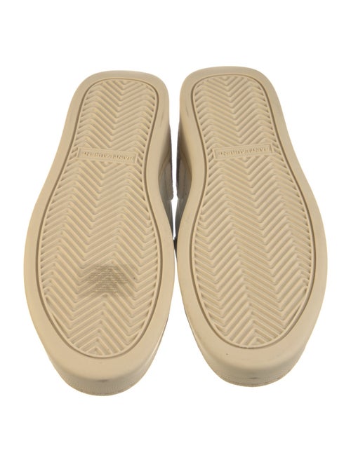 Saint Laurent Leather Colorblock Pattern Sneakers