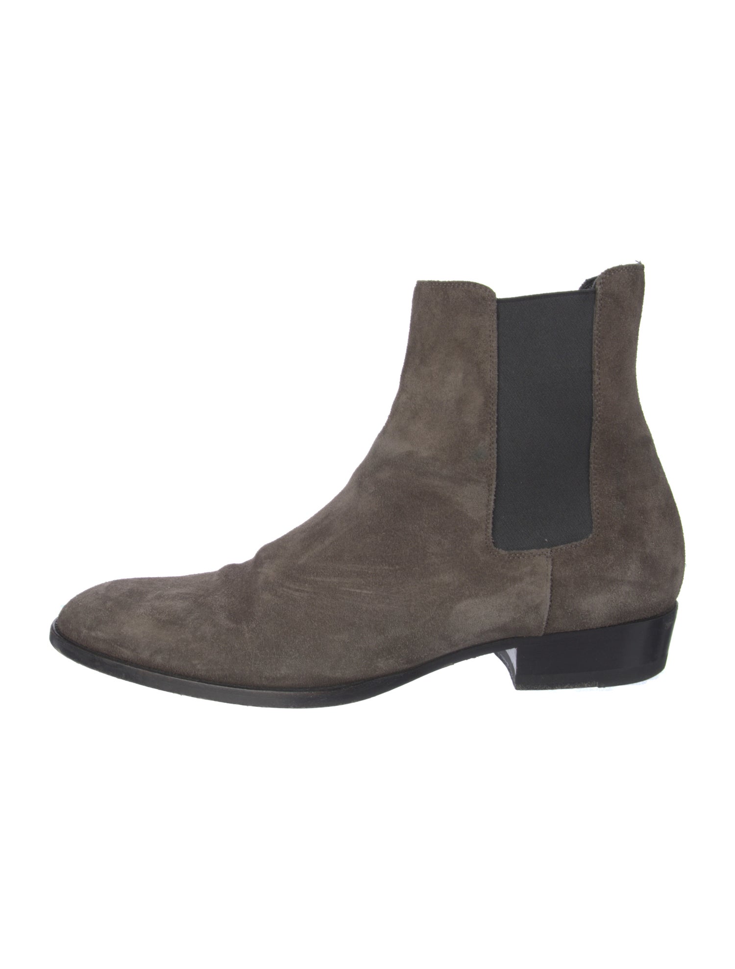 Saint Laurent Suede Chelsea Boots