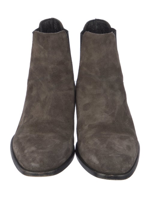 Saint Laurent Suede Chelsea Boots