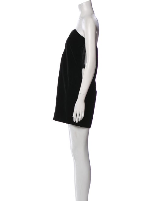 Saint Laurent Velvet Mini Dress