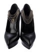 Saint Laurent Leather Chain-Link Accents Pumps