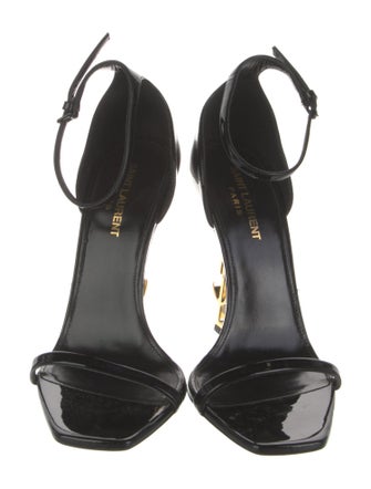 Saint Laurent Patent Leather Sandals