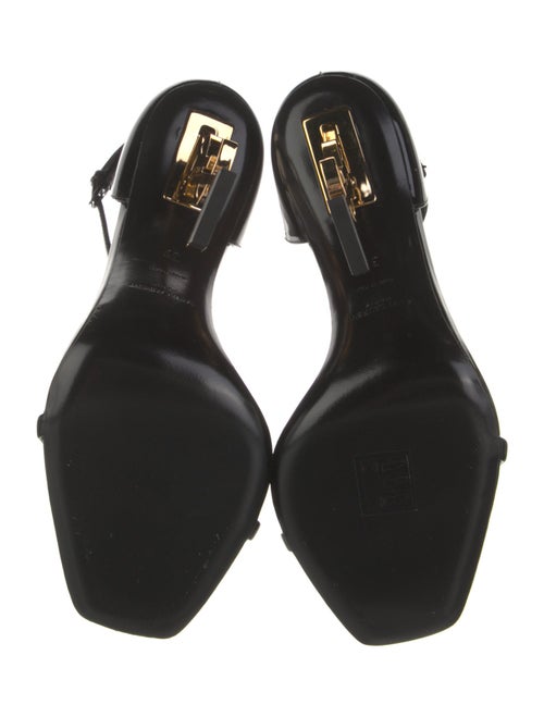 Saint Laurent Patent Leather Sandals