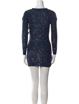 Saint Laurent Sequin Mini Dress