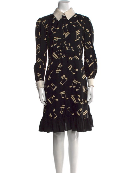 Saint Laurent Printed Knee-Length Dress