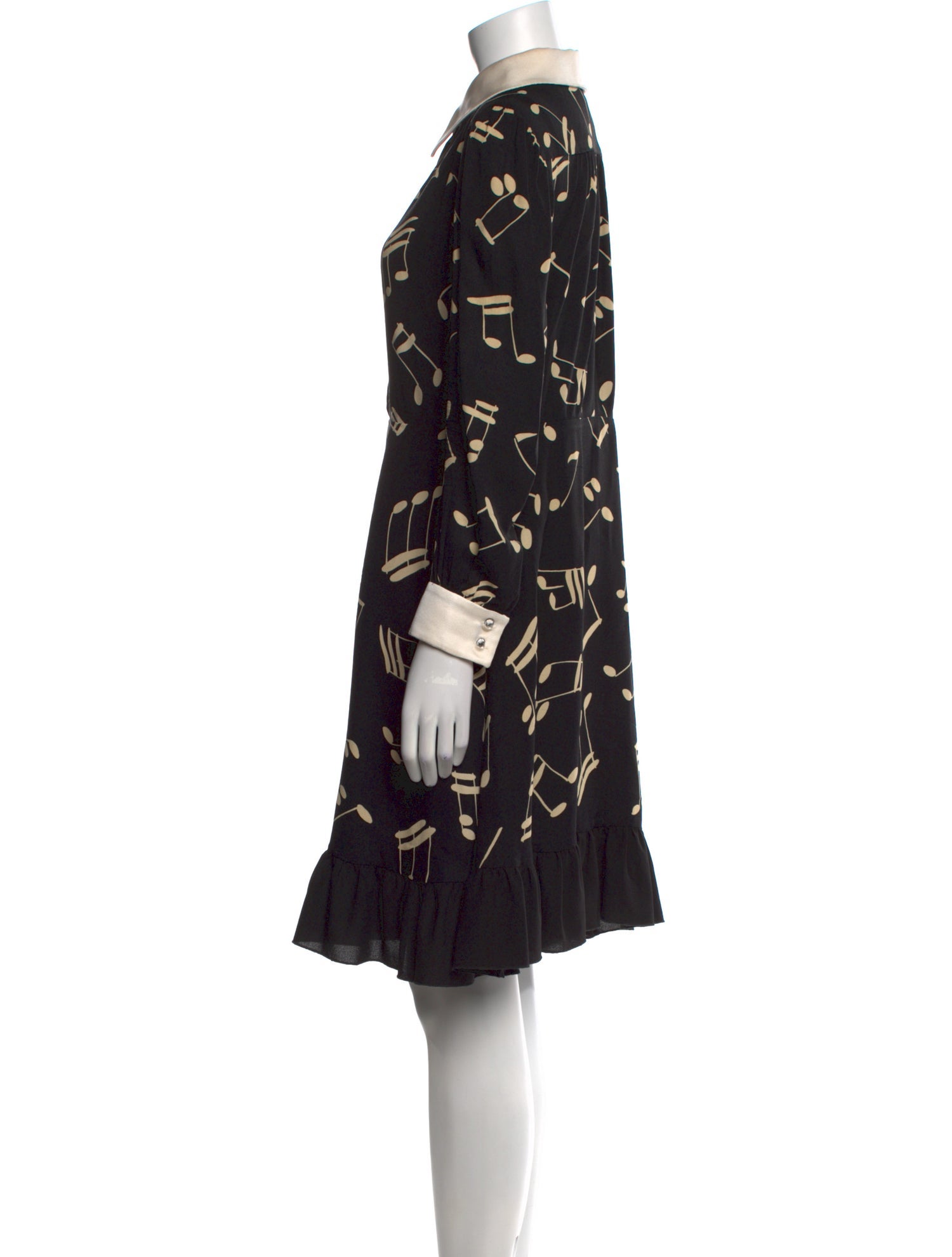 Saint Laurent Printed Knee-Length Dress