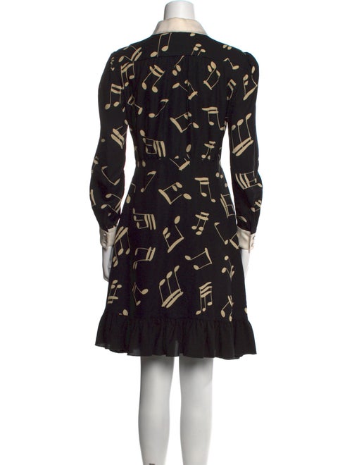 Saint Laurent Printed Knee-Length Dress