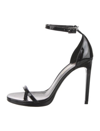 Saint Laurent Patent Leather Sandals