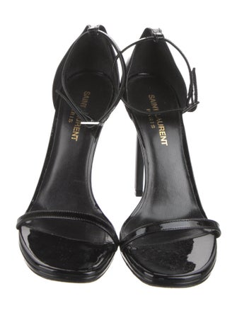 Saint Laurent Patent Leather Sandals