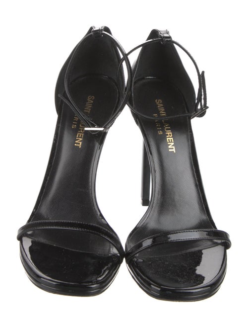 Saint Laurent Patent Leather Sandals
