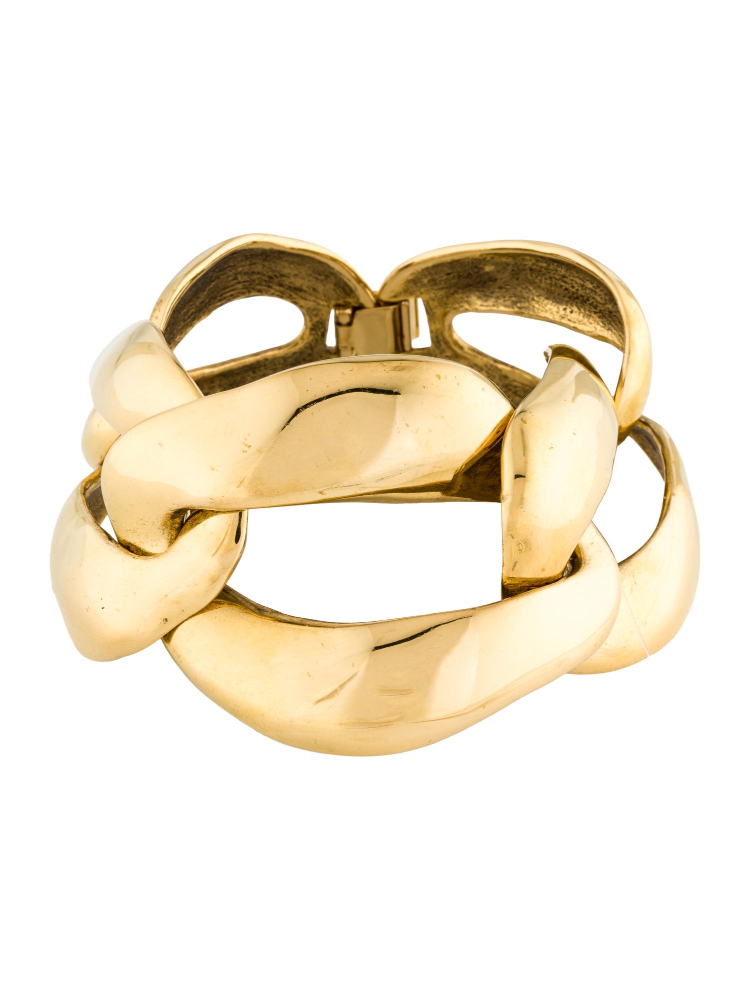 Saint Laurent Wide Link Bracelet