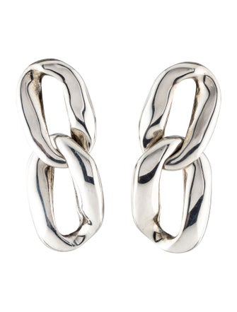 Saint Laurent Chain Link Clip-On Earrings