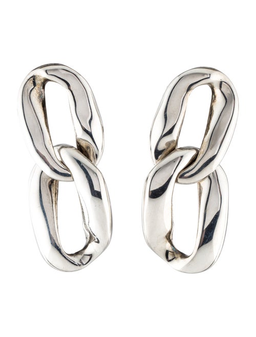 Saint Laurent Chain Link Clip-On Earrings