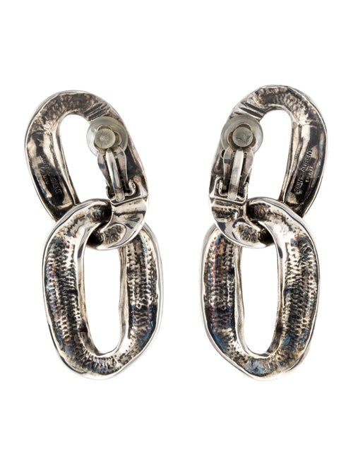 Saint Laurent Chain Link Clip-On Earrings