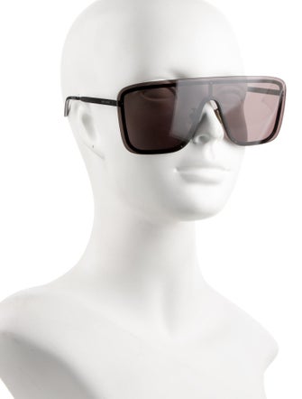 Saint Laurent Shield Tinted Sunglasses