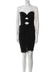 Saint Laurent Strapless Mini Dress