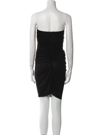 Saint Laurent Strapless Mini Dress