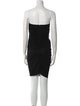 Saint Laurent Strapless Mini Dress
