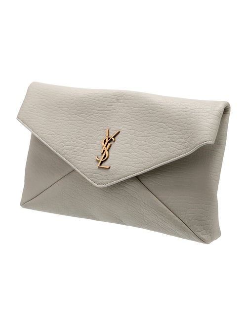 Saint Laurent Leather Cassandre 2024