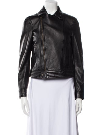 Saint Laurent Leather Biker Jacket