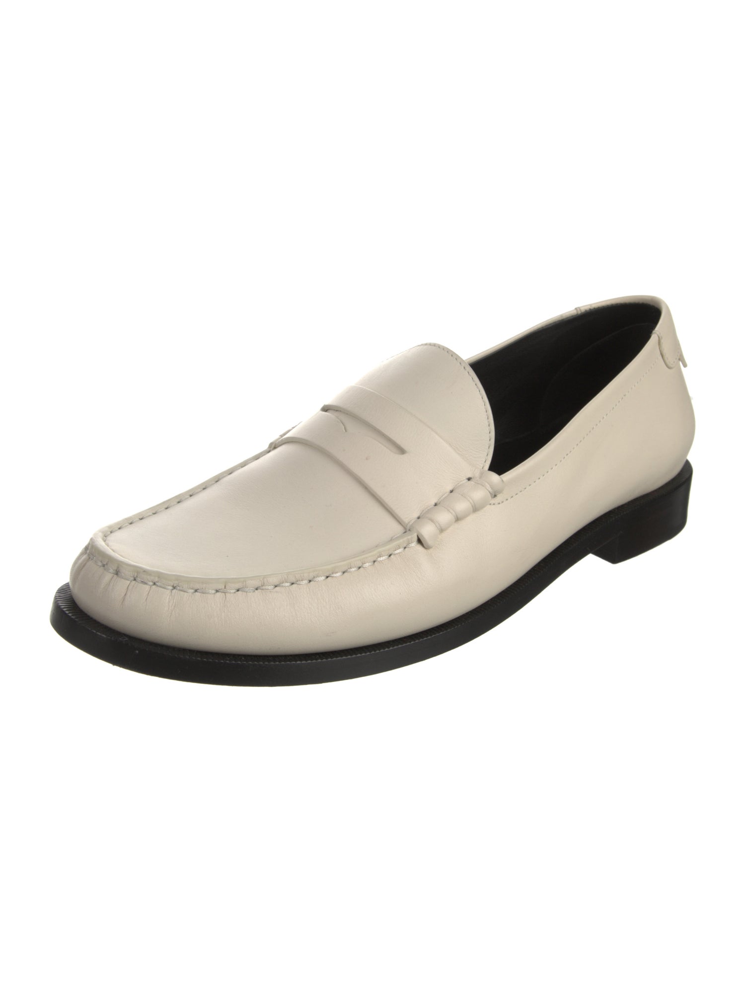 Saint Laurent Leather Dress Loafers