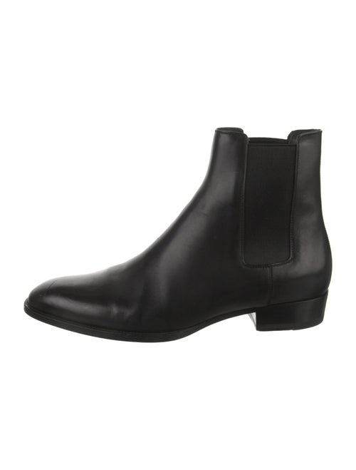 Saint Laurent Leather Chelsea Boots