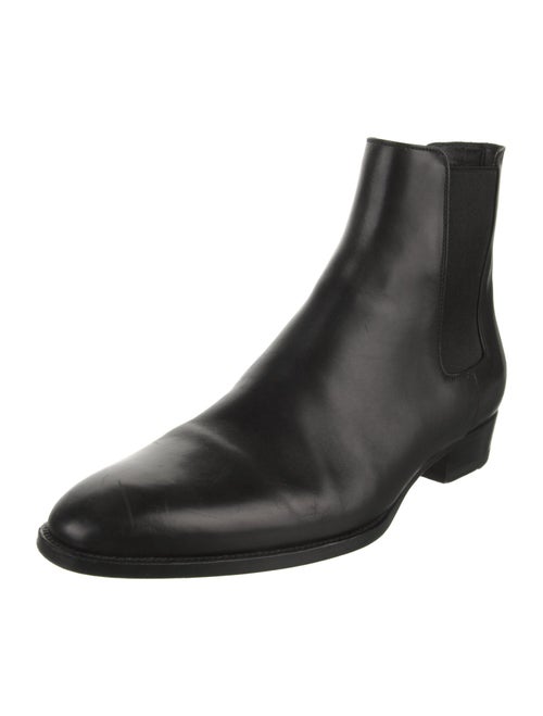 Saint Laurent Leather Chelsea Boots