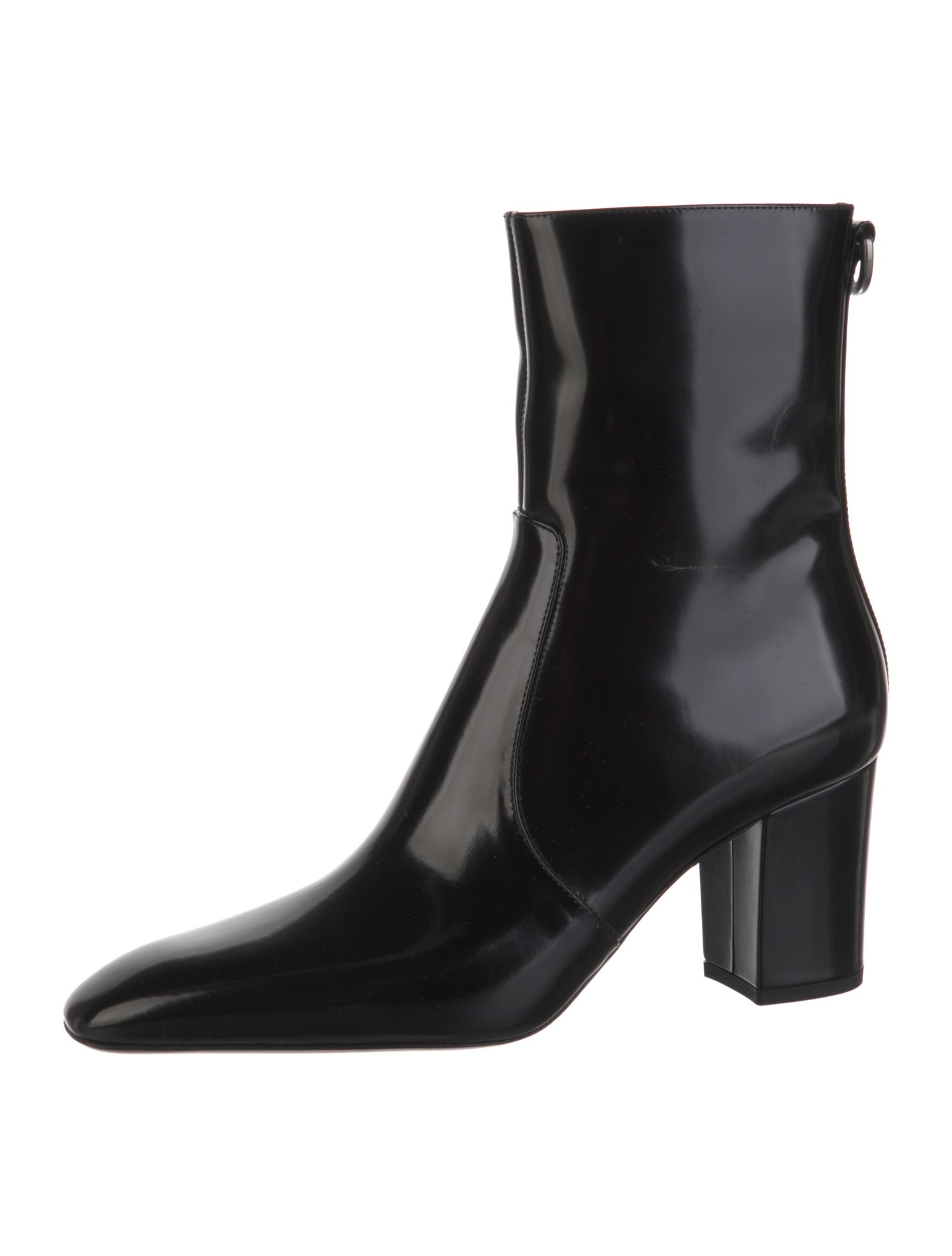 Saint Laurent Patent Leather Boots