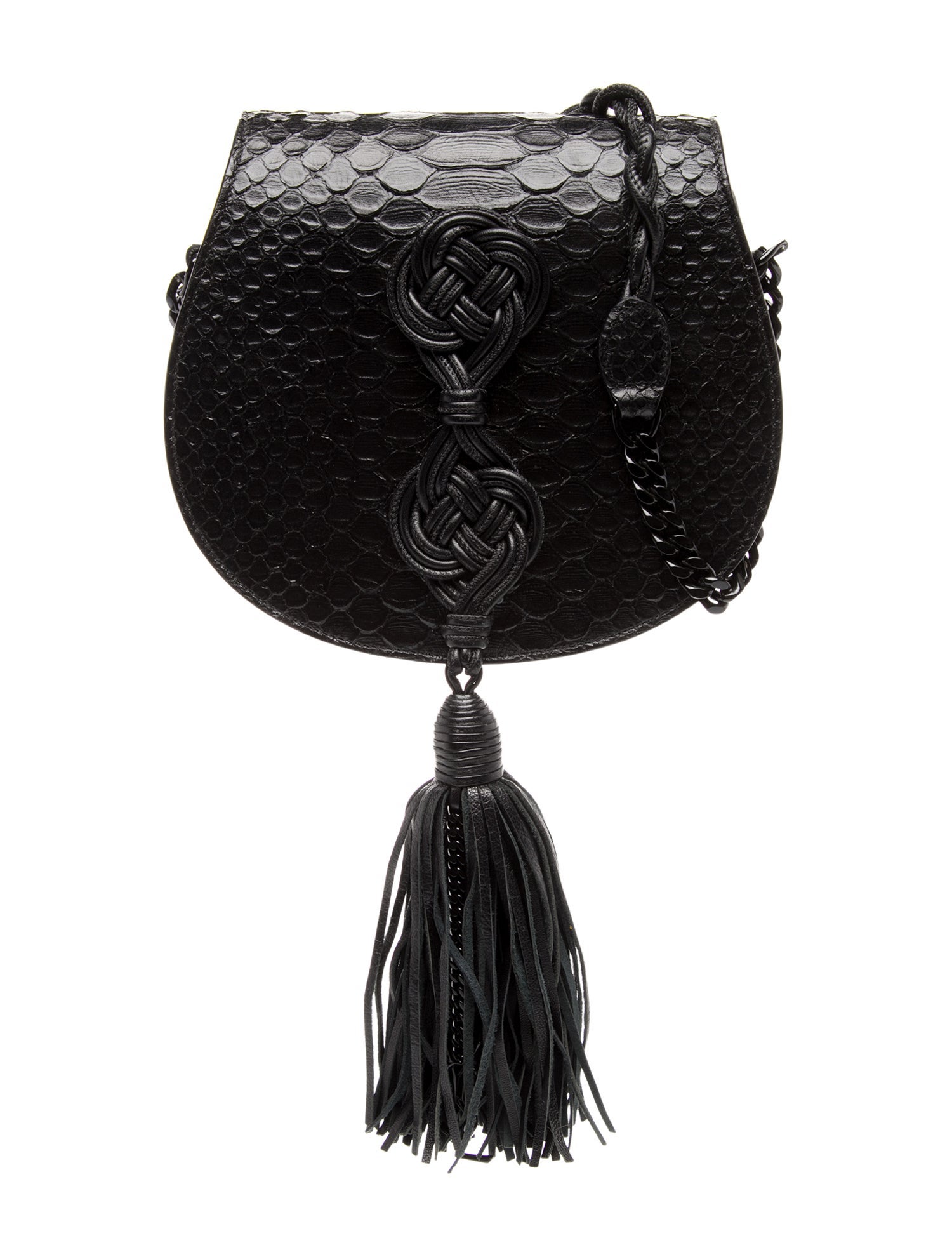 Saint Laurent Snakeskin Evening Bag