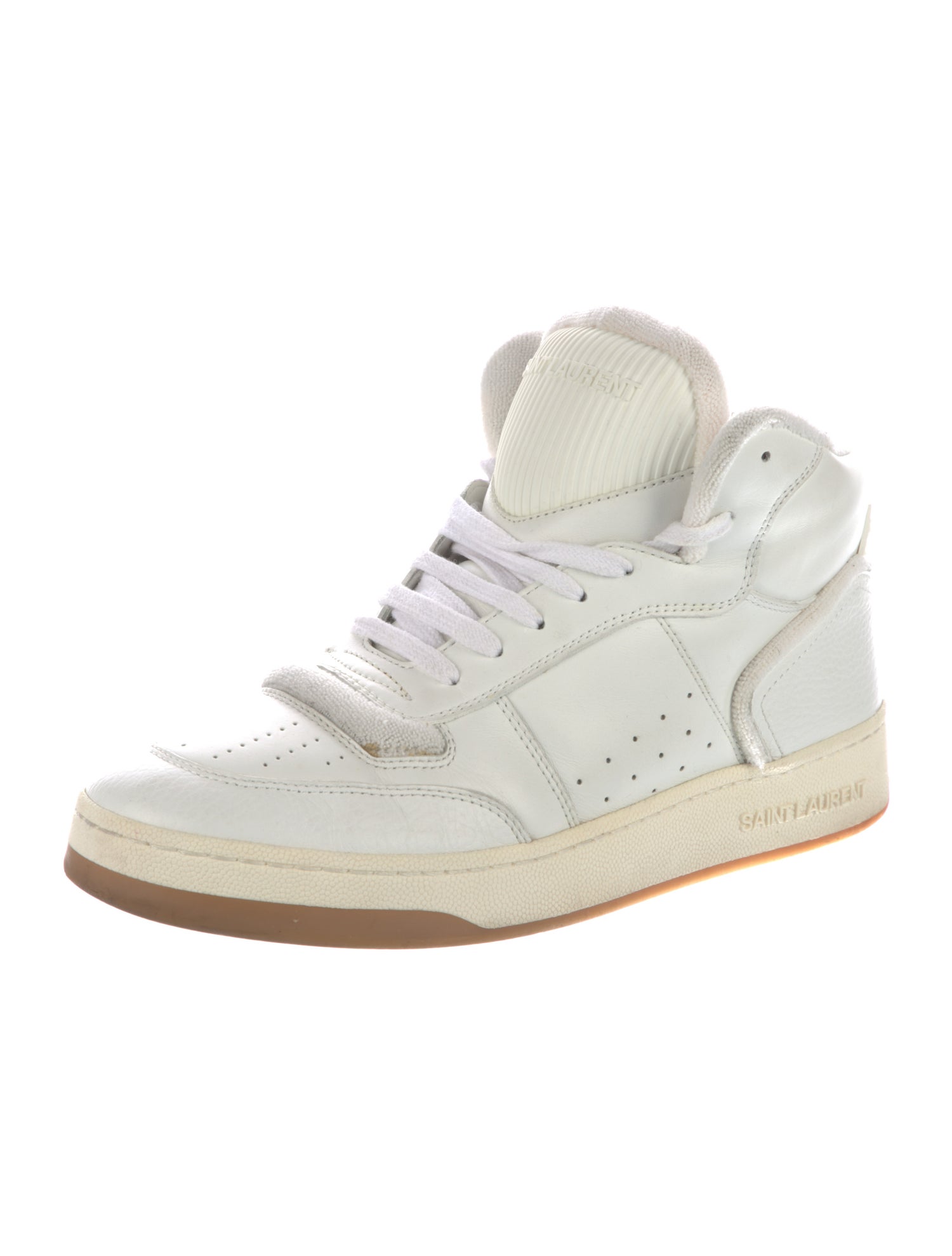 Saint Laurent Leather Sneakers