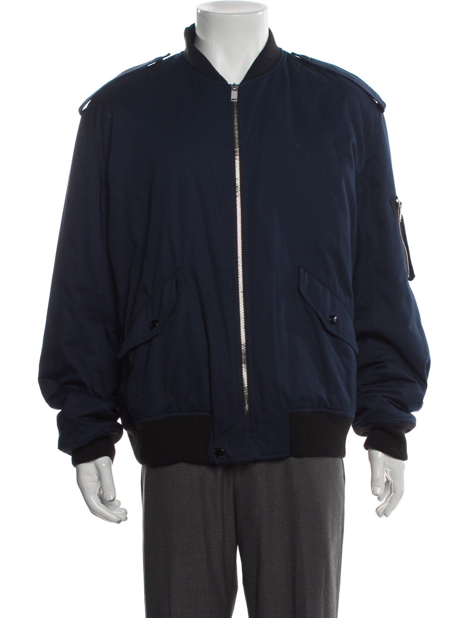 Saint Laurent 2016-2017 Classic MA-1 Bomber Bomber Jacket