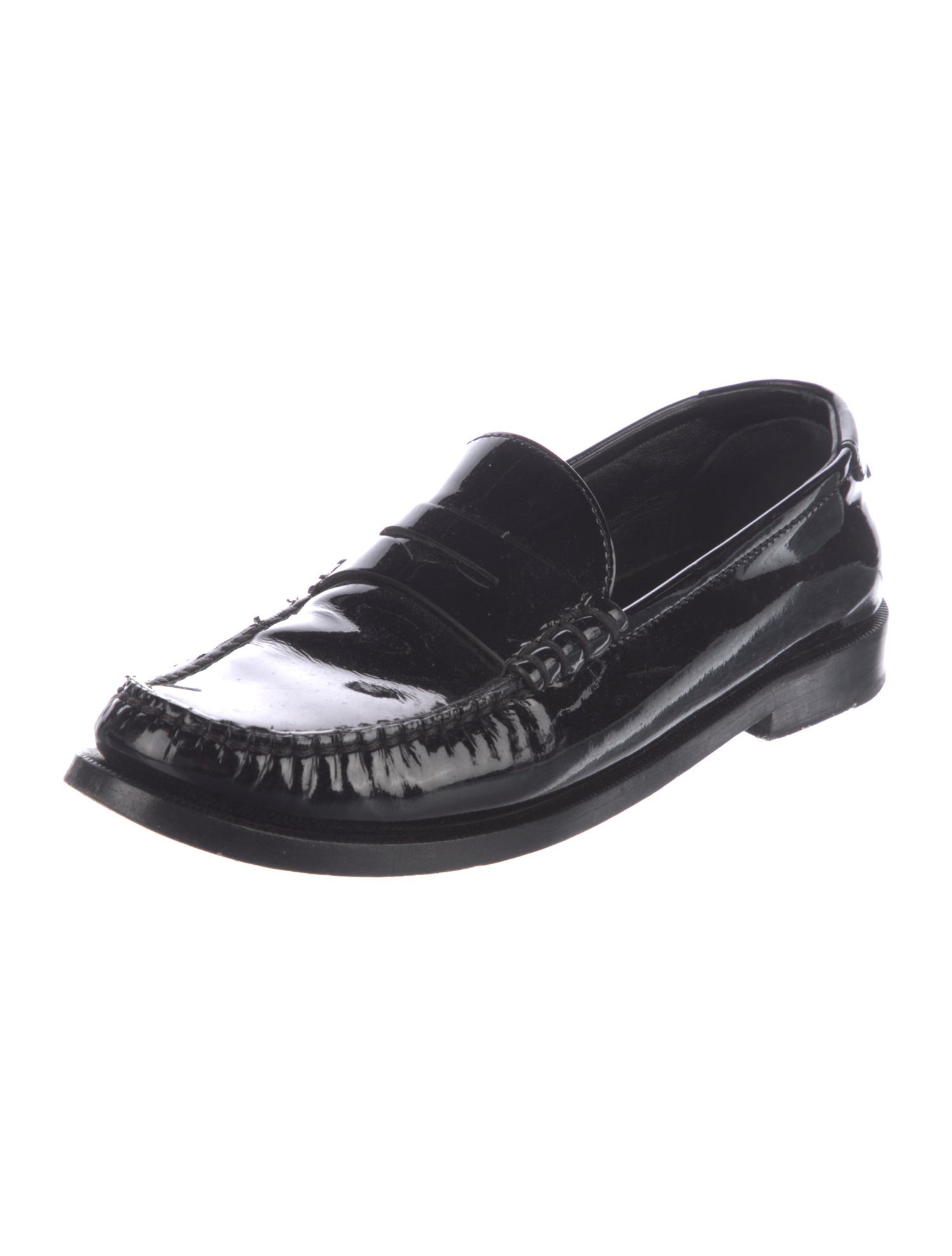Saint Laurent Patent Leather Loafers