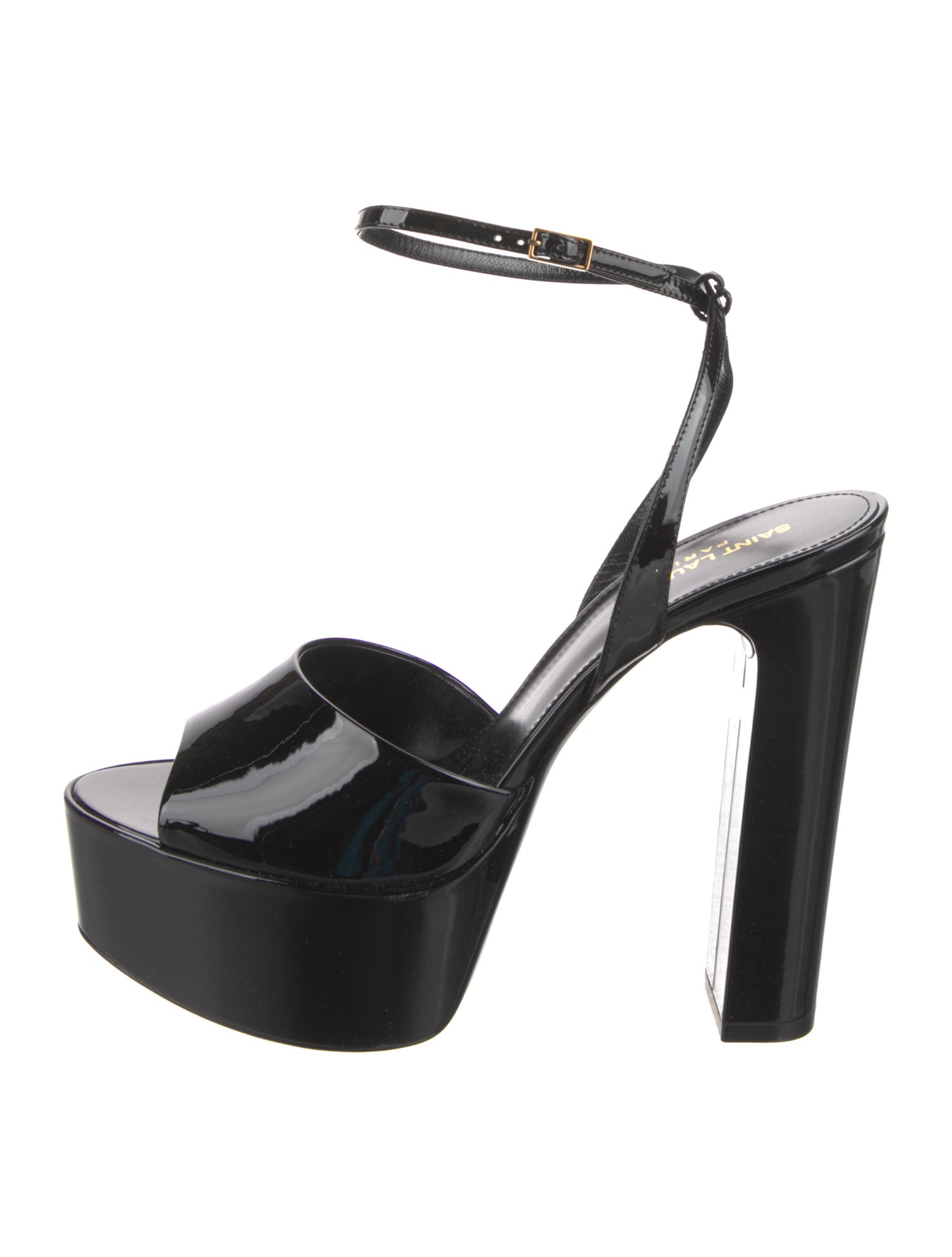 Saint Laurent Patent Leather Sandals