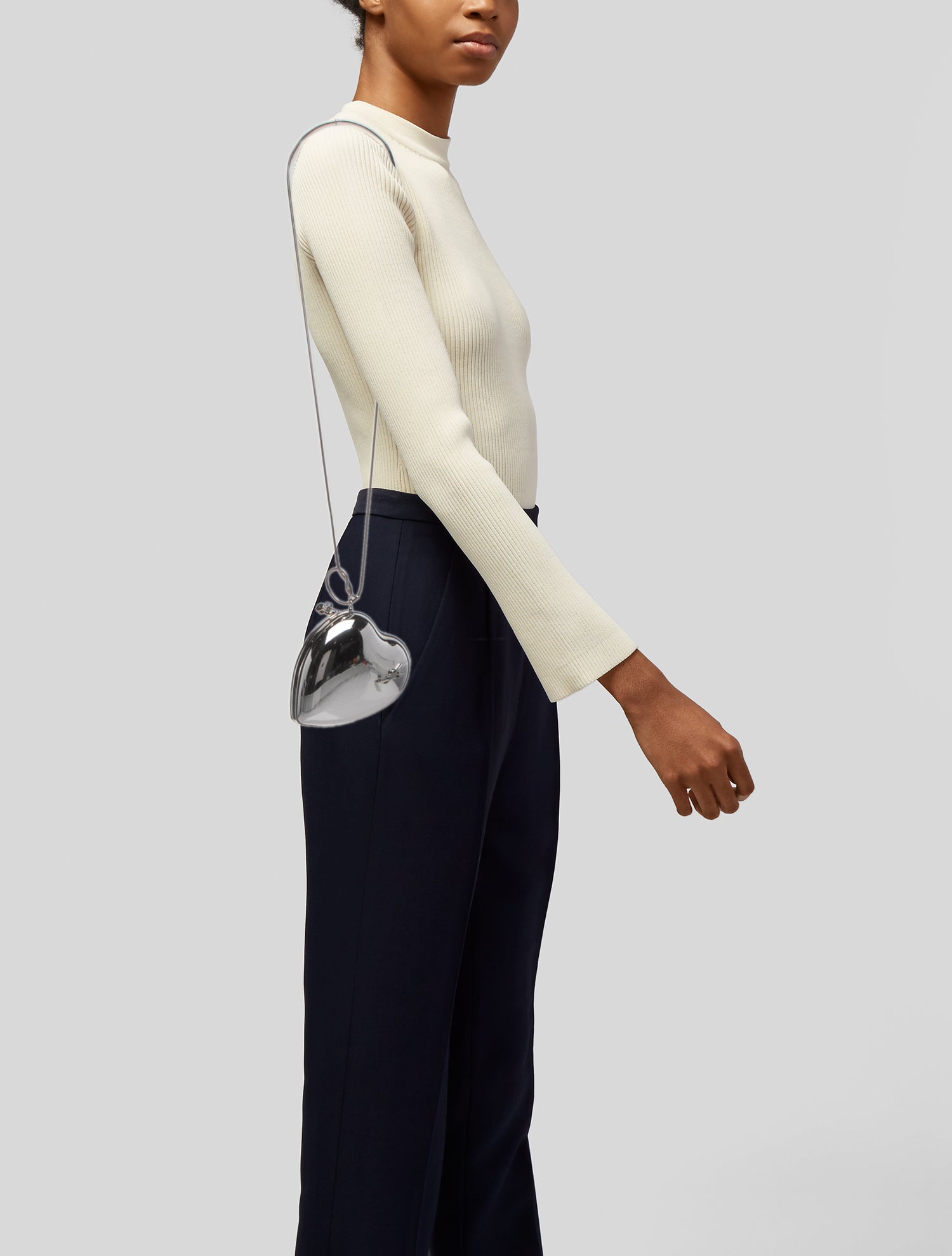 Saint Laurent Metal Love Heart Box