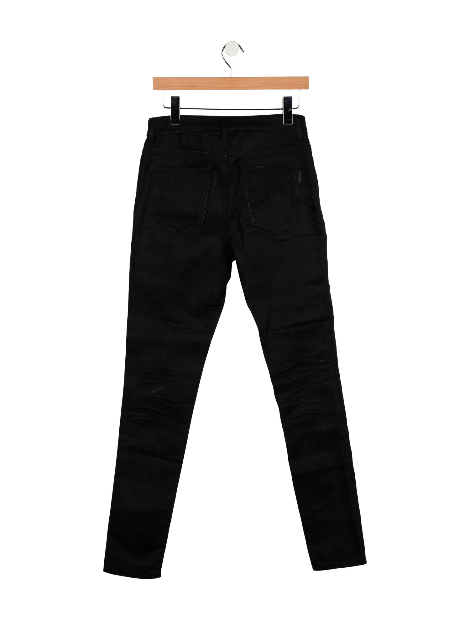 Saint Laurent Mid-Rise Skinny Leg Jeans